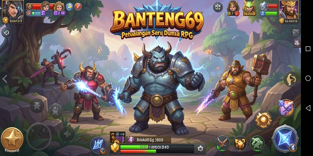 Tampilan gameplay dari BANTENG69 yang mendebarkan dan penuh aksi.