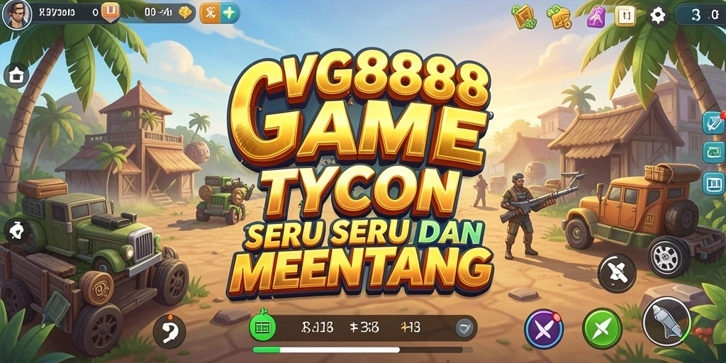 Screenshot CVG8888 menampilkan gameplay Tycoon yang mendebarkan dan menarik.