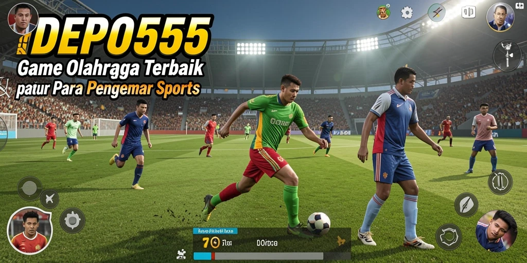 Gameplay seru DEPO555 yang menampilkan berbagai olahraga.