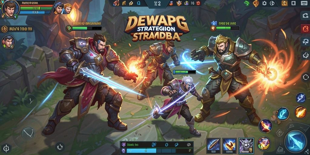Tampilan gameplay seru di DEWAPG dengan aksi intens.