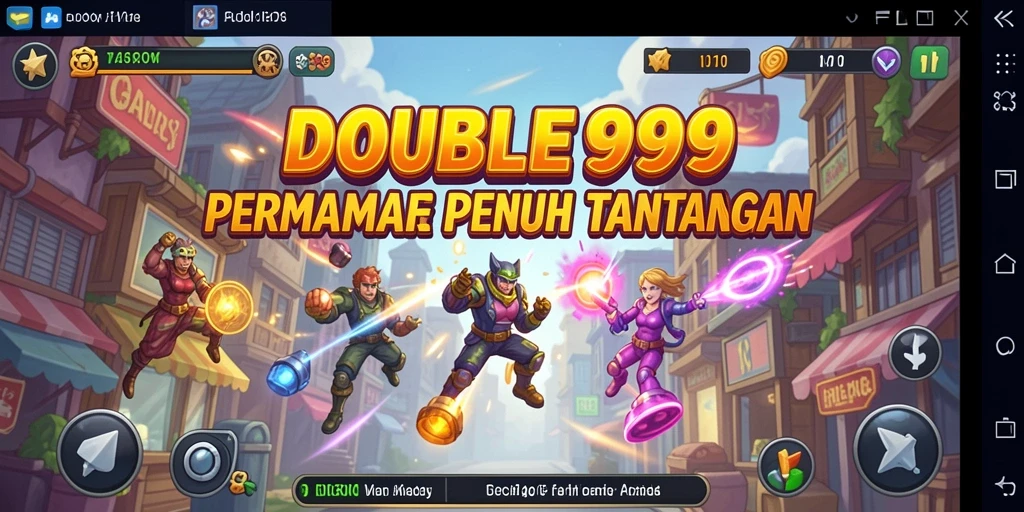 Screenshot game menunjukkan aksi seru dalam permainan Arcade.