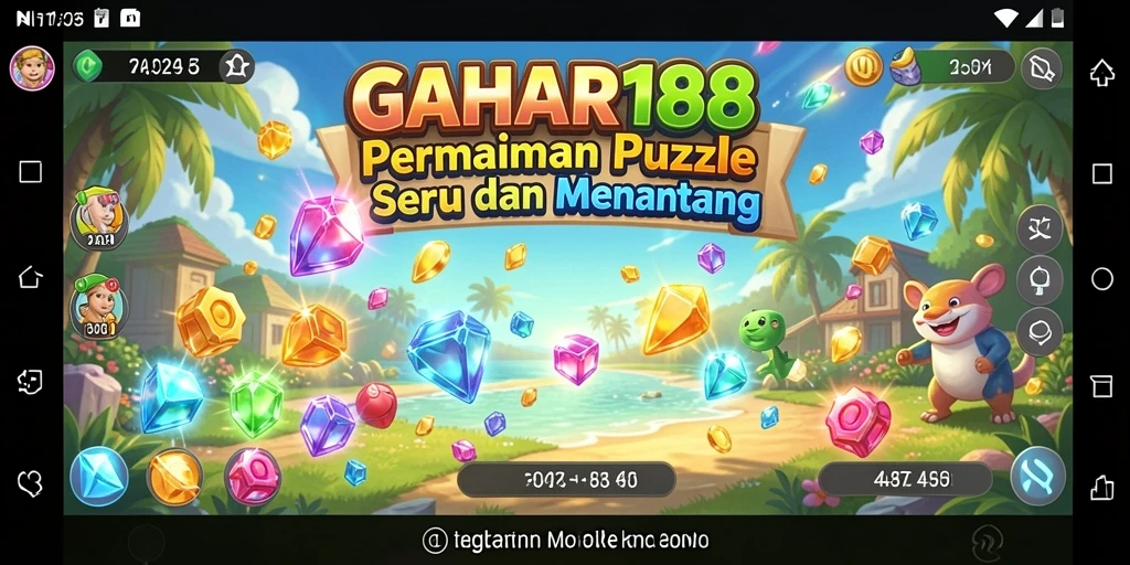 Tampilan menarik permainan Puzzle GAHAR188 dengan tantangan seru.