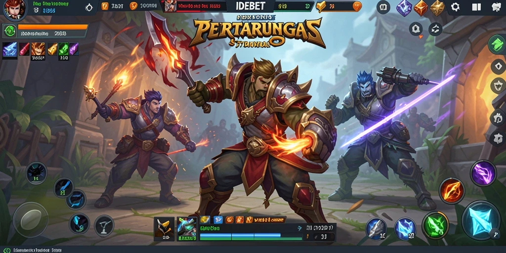 Gameplay seru dan penuh aksi di IDEBET MOBA.