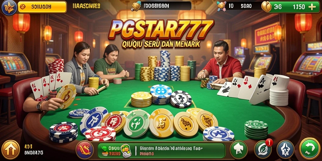 Tampilan gameplay QiuQiu yang menarik dan seru.