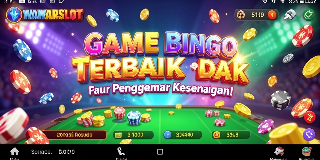 Screenshot WAWARSLOT menampilkan momen seru permainan Bingo.
